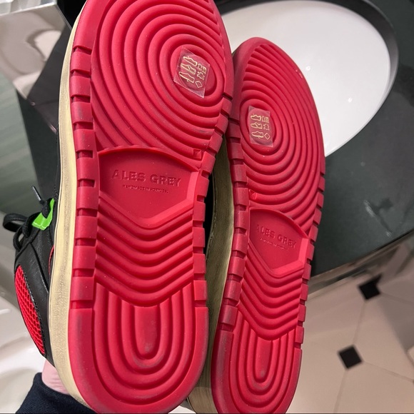 Ales Grey Hi top leather sneakers - Picture 5 of 15